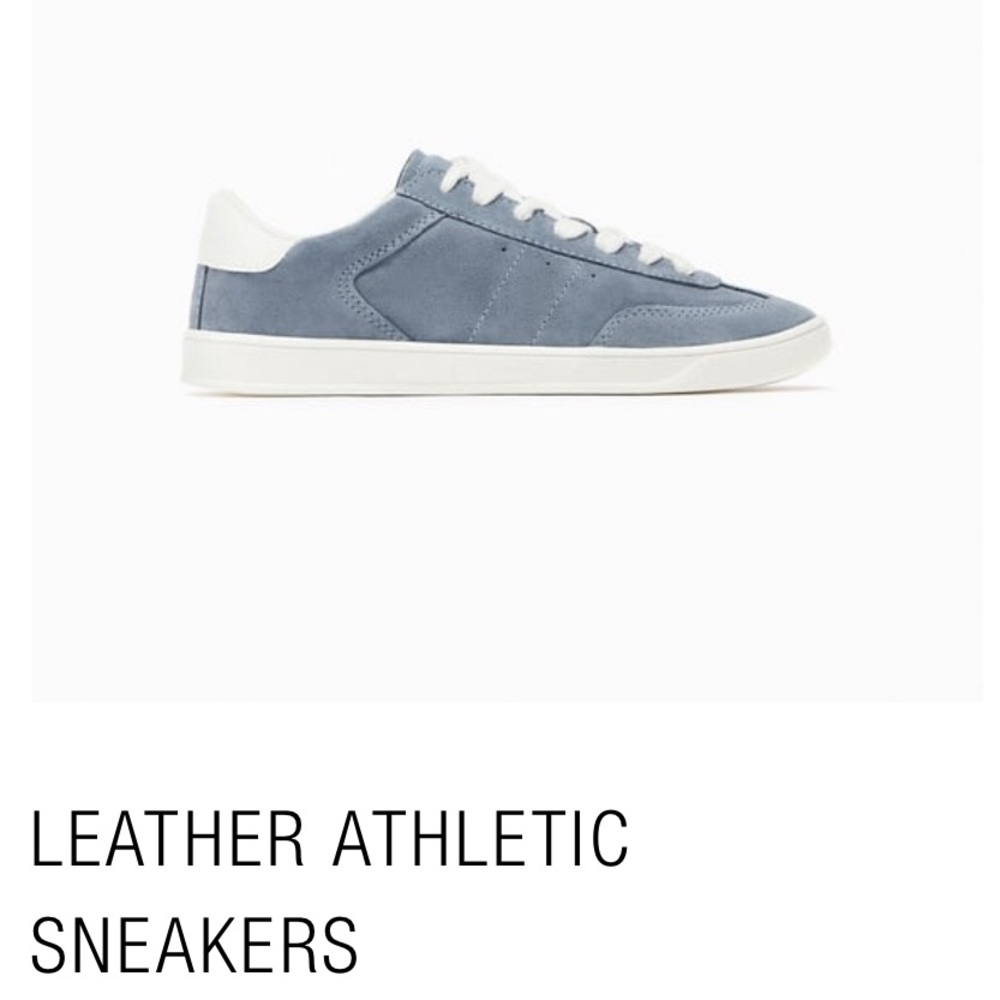 Zara Athletic leather sneakers